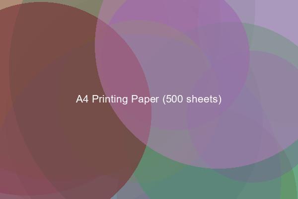 A4 Printing Paper (500 sheets)